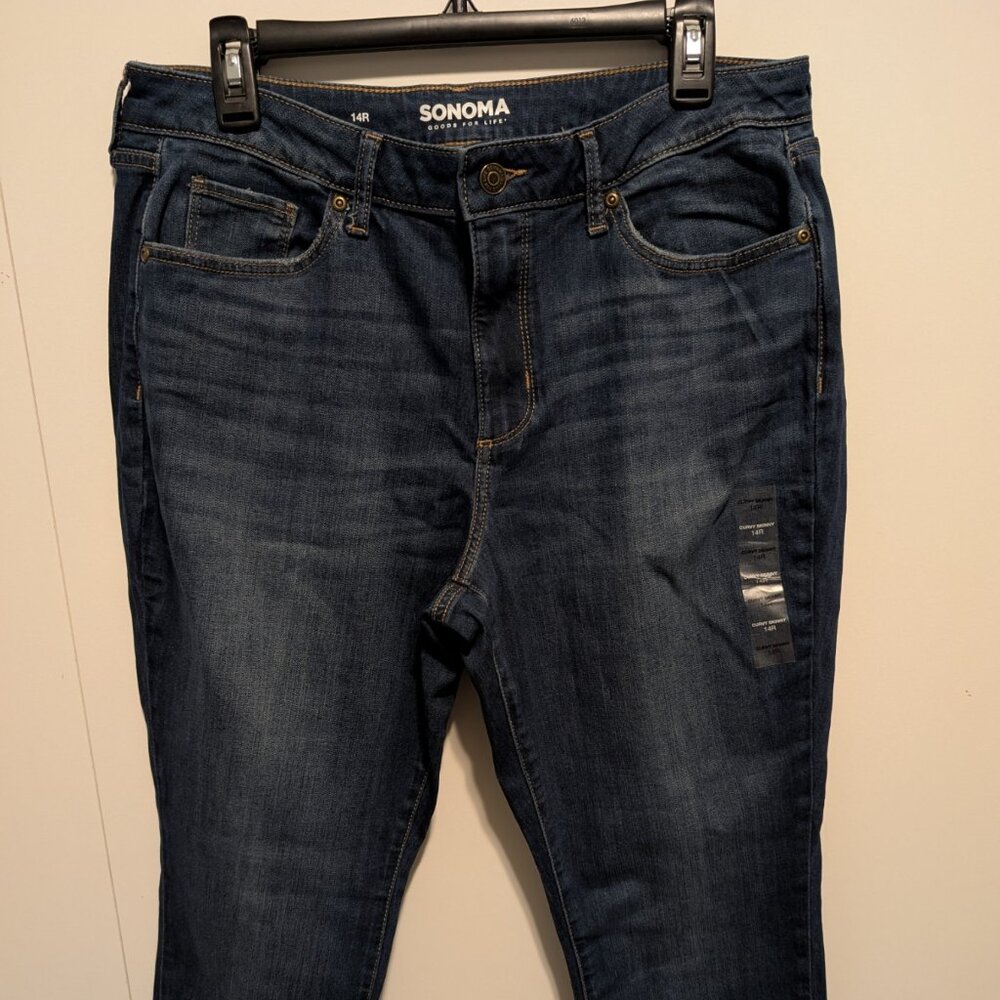 New Women's Sonoma 14R Curvy Skinny Jeans